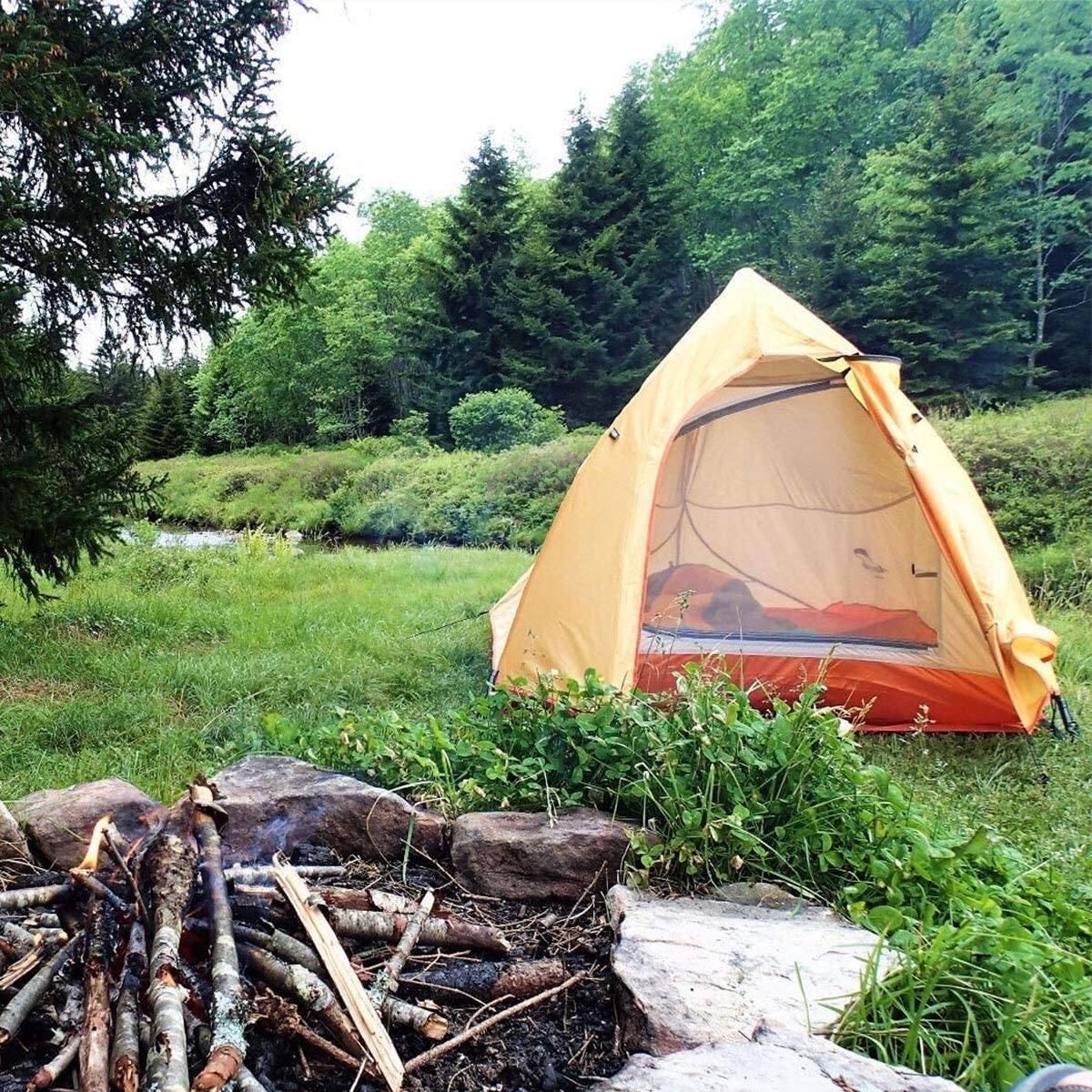 Alt View 9. Paradigms Interiors - Cloud-up Tent Lightweight Backpacking With Footprint - Free Standing Ultralight Camping Hiking Backpack Tents - Grey - 20D Nylon.