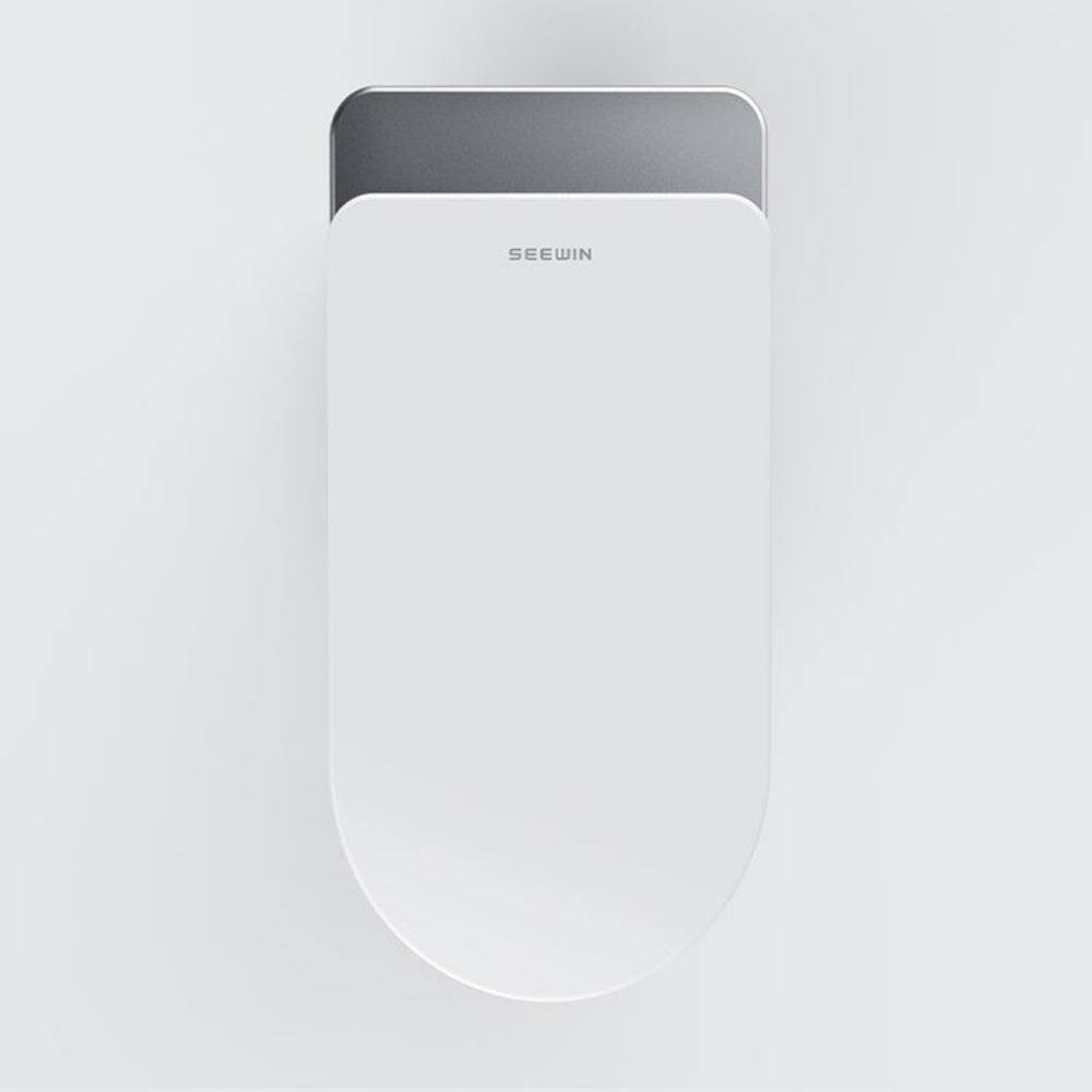 Alt View 8. Boyel Living - Silver Pro Version Smart Toilet Multi Mode Cleaning Heated Seat Auto Lid Sensor Flush Premium Full Function Design - SILVER.