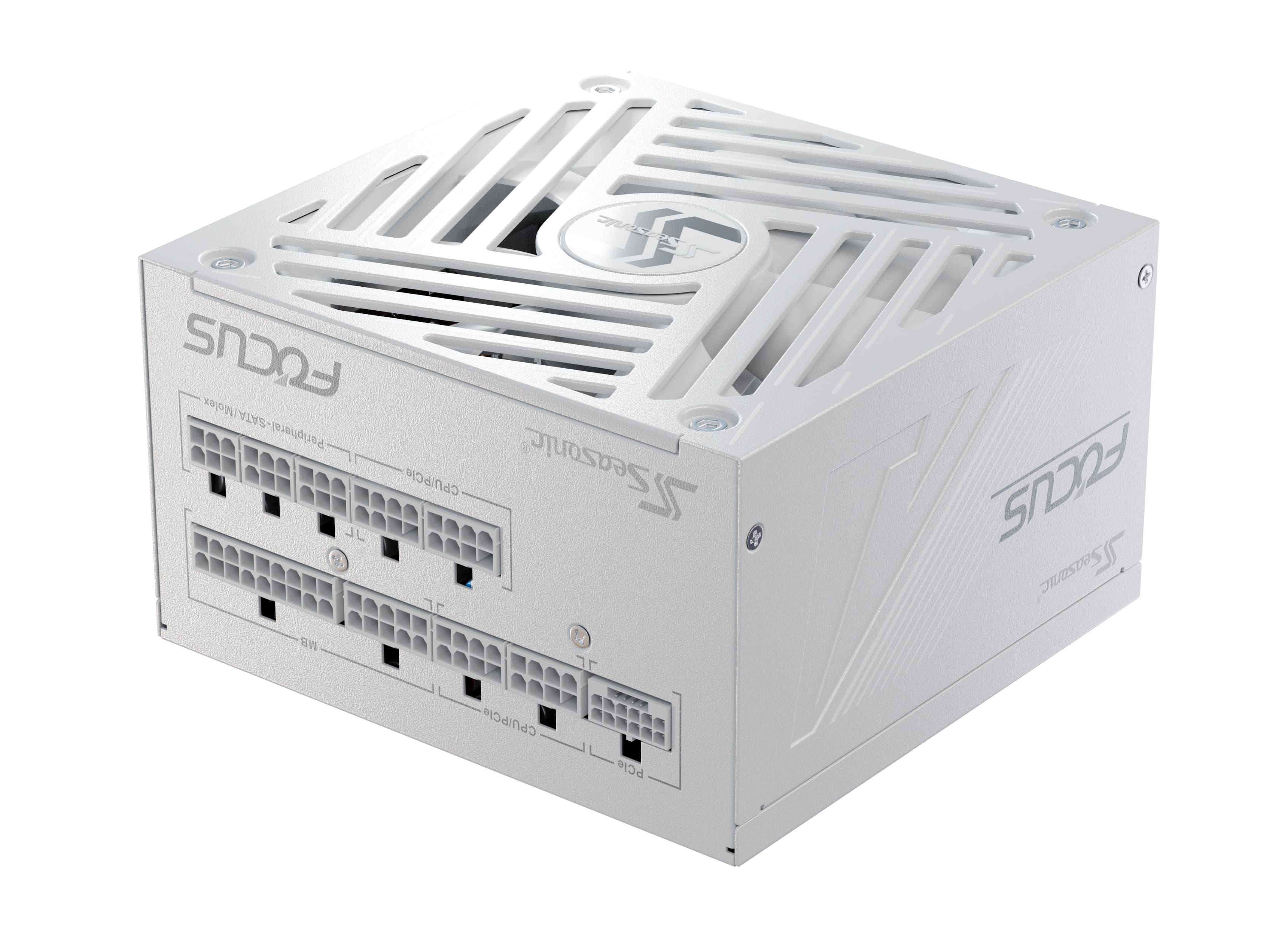 Seasonic - FOCUS GX 750W Power Supply ATX 3.1 PCIe 5.1 Cybenetics Platinum Fully Modular RTX 5070 Ti AMD RX 9000 Ready - White