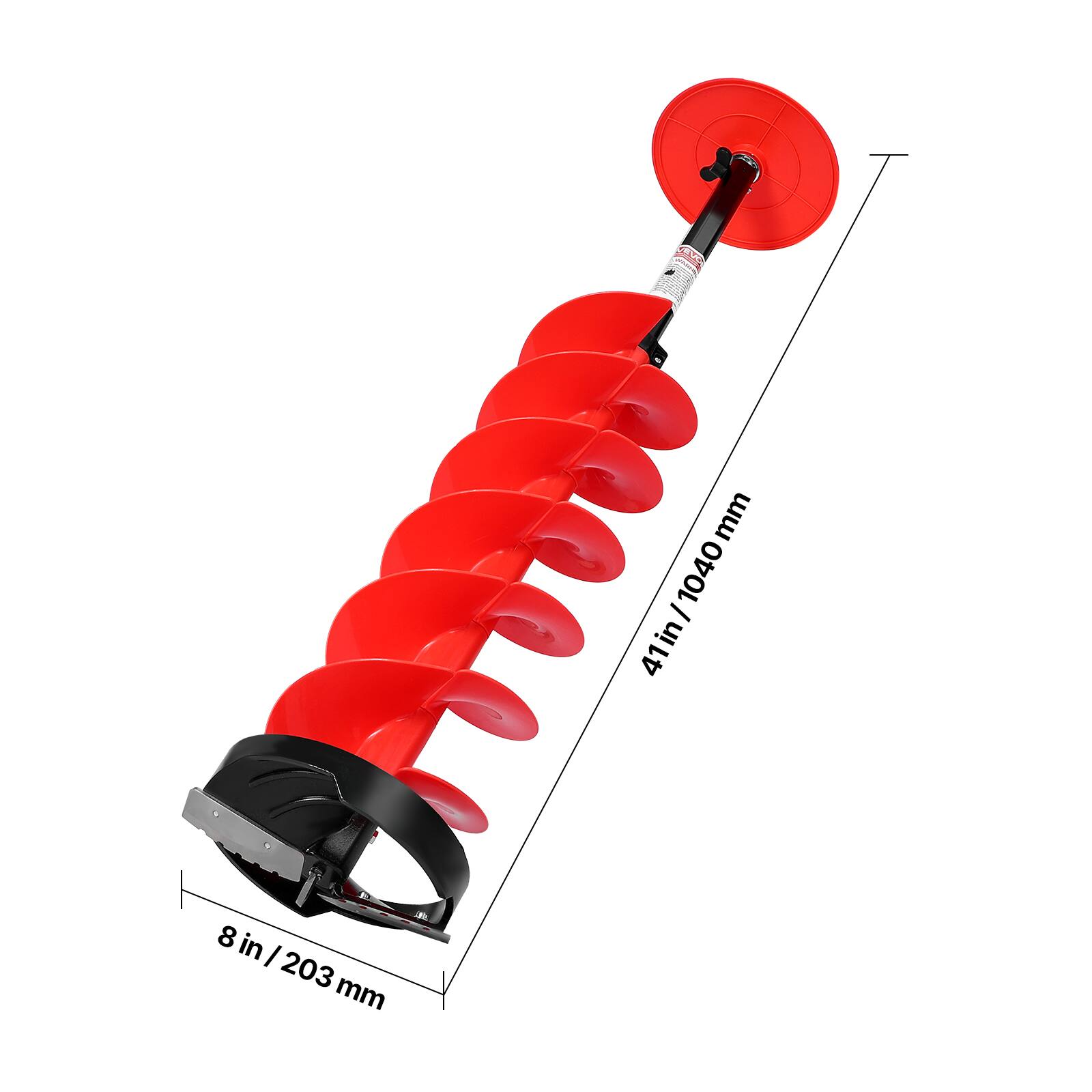 41 in / 1040 mm  
8 in / 203 mm