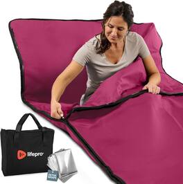 LifePro - Infrared Sauna Blanket Full Body Detox Relaxation and Weight Loss Sauna Blanket - Purple