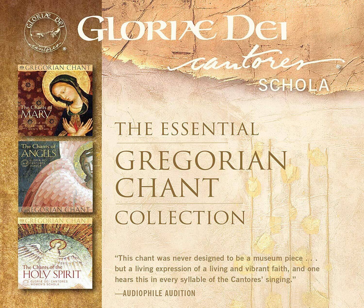 **Gloriae Dei Cantores Schola**

**The Essential Gregorian Chant Collection**

- **The Chants of Mary**
  - Gloriae Dei Cantores
  - Men's Schola

- **The Chants of Angels**
  - Gloriae Dei Cantores
  - Men's Schola

- **The Chants of the Holy Spirit**
  - Gloriae Dei Cantores
  - Women's Schola

"This chant was never designed to be a museum piece... but a living expression of a living and vibrant faith, and one hears this in every syllable of the Cantores' singing."
—AUDIOPHILE AUDITION