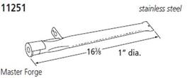 Music City Metals - MCM151125111 burner, str pipe, ss, 16.375 x 1; Master