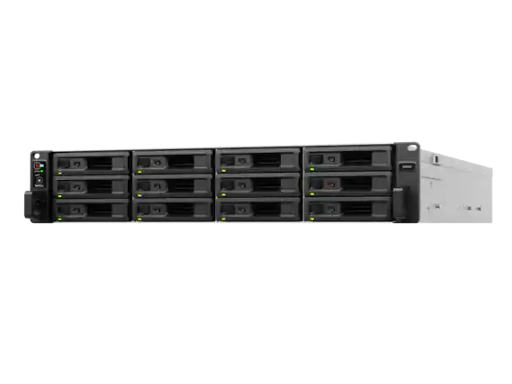 Front. Synology - Synology 12-Bay Rackmount NAS SA3410 (Diskless) - Unknown.