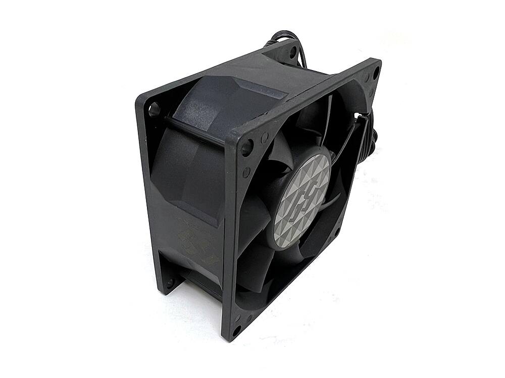 Alt View 2. Bluegears - b-BlasterPWM 80x38mm 2Ball PWM High Speed Fan ranging 500 to 5000 RPM with 108 CFM. UL, CE, FCC, RoHS, Reach Certified - Black.