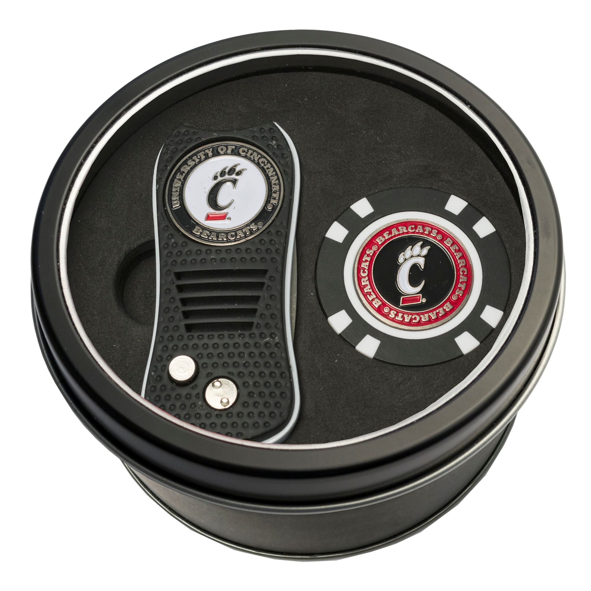 Team Golf - Cincinnati Bearcats Switch Chip Golf Tin Set - Multicolor