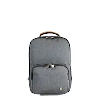 PKG - Robson 12L Recycled Crossbody Bag for 14" Laptop - Dark Grey/Tan - Front_Zoom