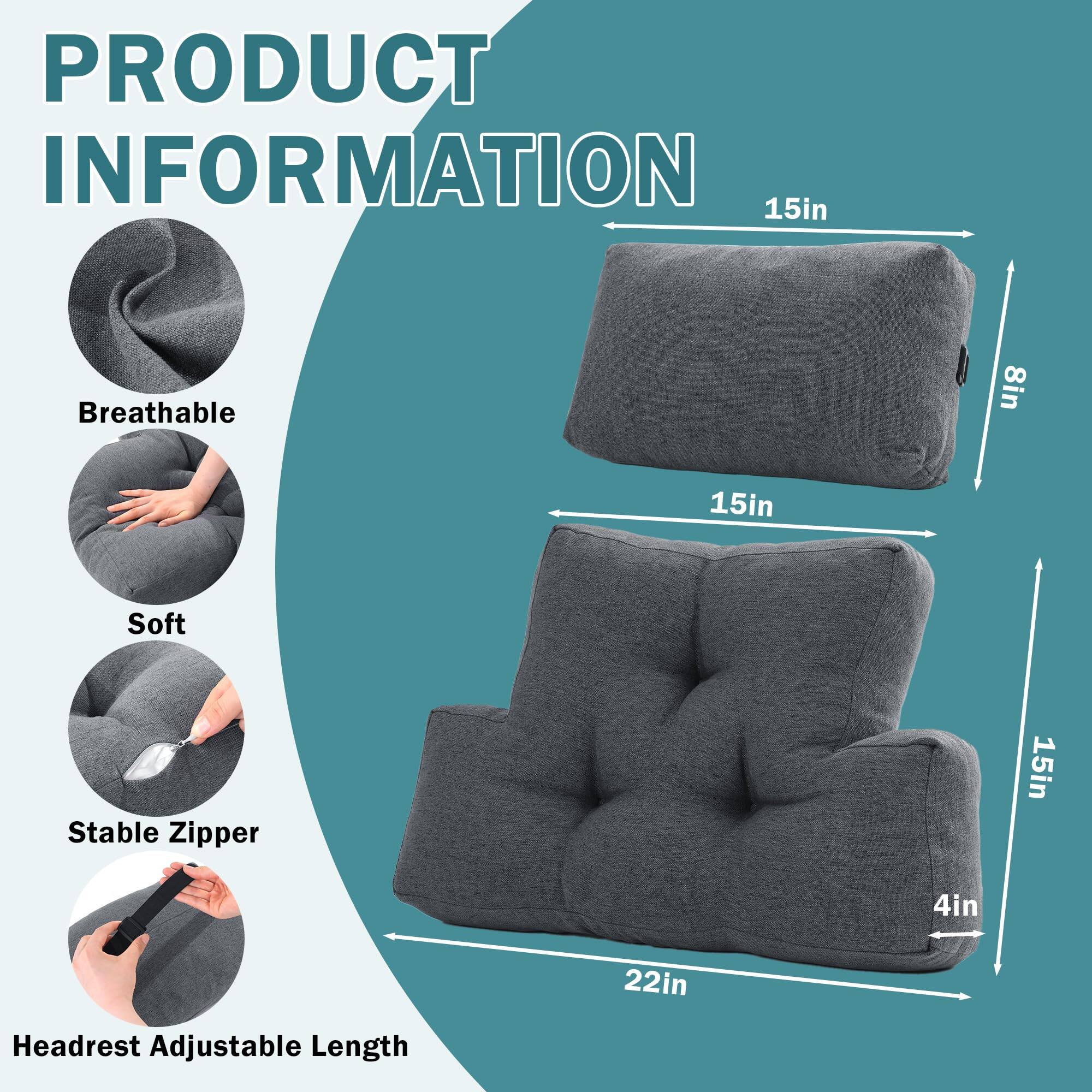 PRODUCT INFORMATION

- Breathable
- Soft
- Stable Zipper
- Headrest Adjustable Length

Dimensions:
- 15in (width)
- 8in (height)
- 15in (depth)
- 22in (length)
- 4in (height of headrest)