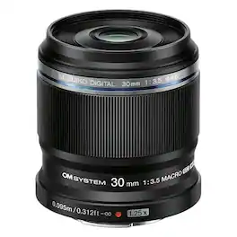 OM System - M.Zuiko Digital ED 30mm f/3.5 Macro Lens for Micro Four Thirds