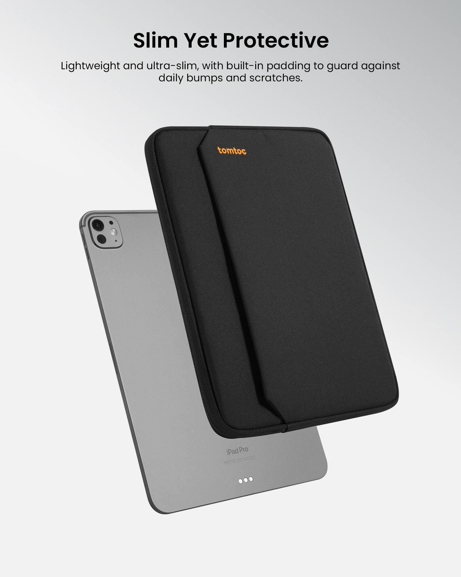tomtoc Light B18 Slim Tablet Case Sleeve for 11 inch iPad Air/Pro M5/M4 ...