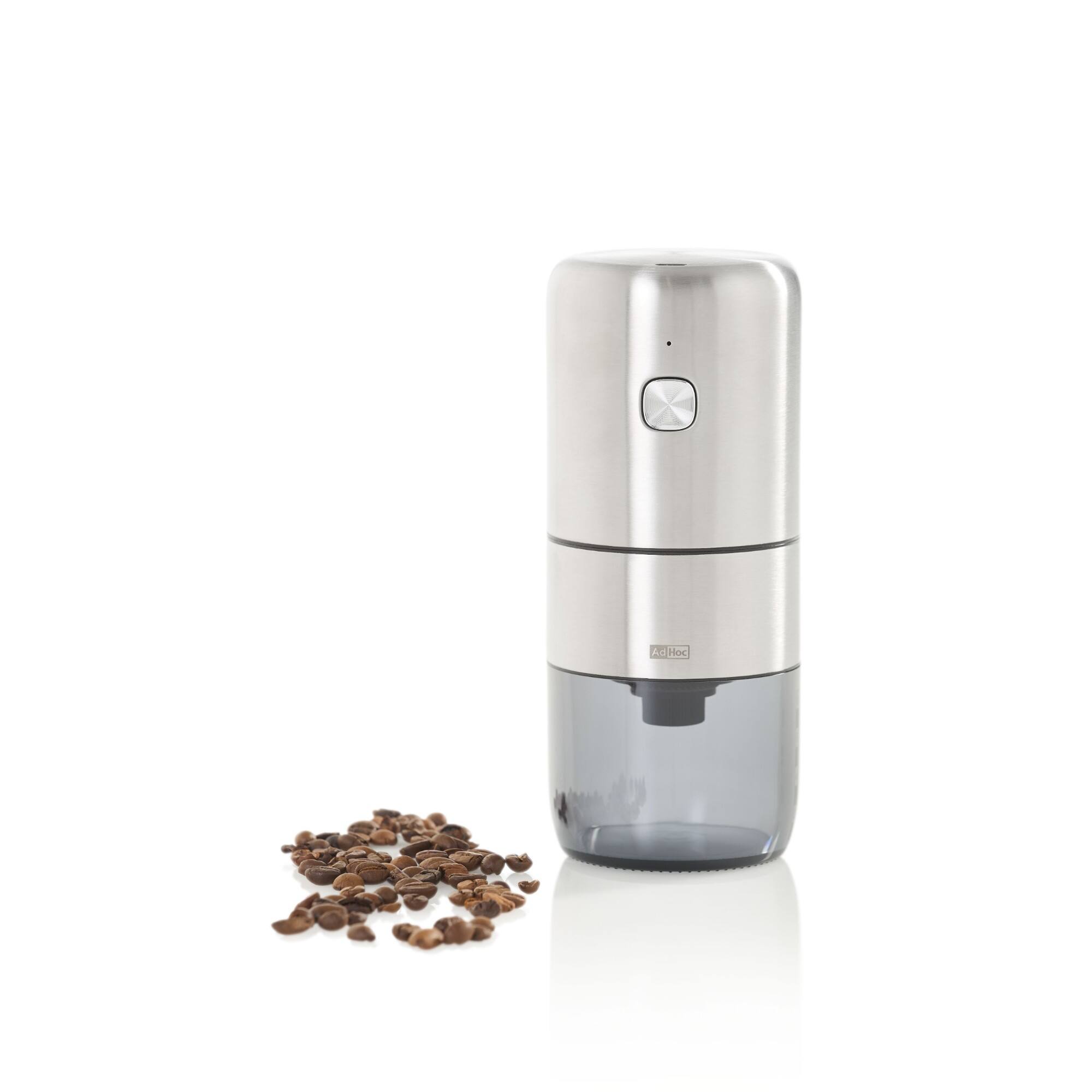 Alt View 1. Ad Hoc - Electric Coffee Grinder - Clear.