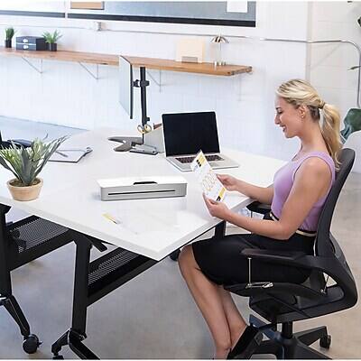 Alt View 4. Fellowes - Halo 125 Thermal & Cold Laminator, 12.52" Width - Light Gray/Silver/White.