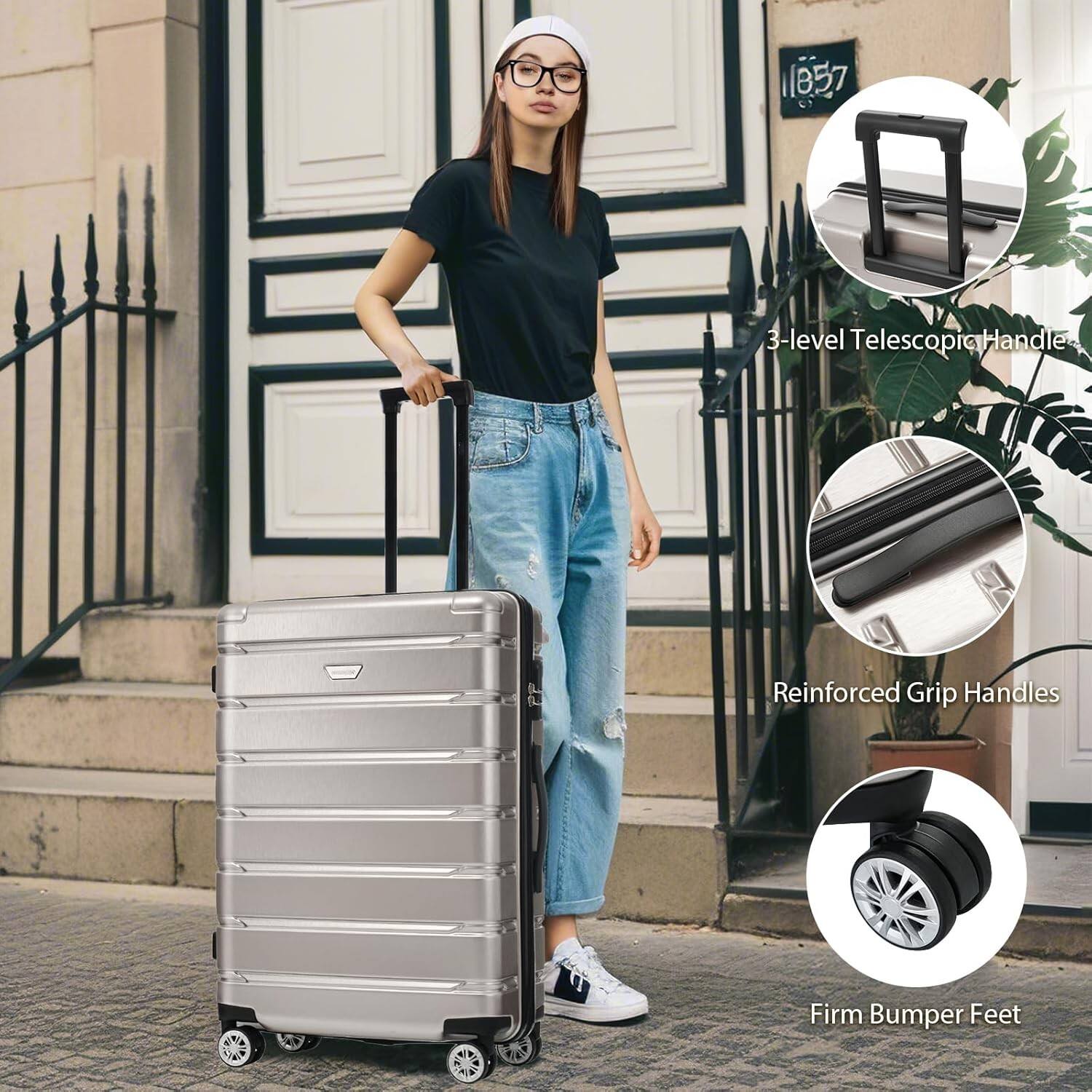 1857

3-level Telescopic Handle

Reinforced Grip Handles

Firm Bumper Feet