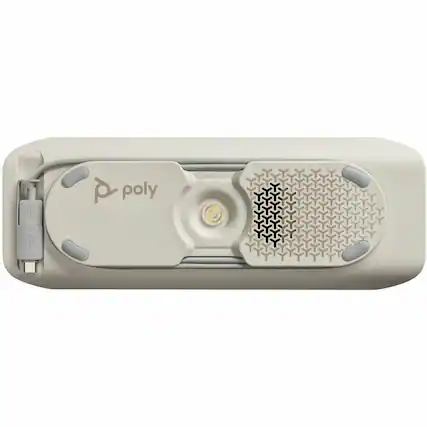 Front. Polycom - Sync 40 USB-A USB-C Speakerphone (772C4AA) - Silver.