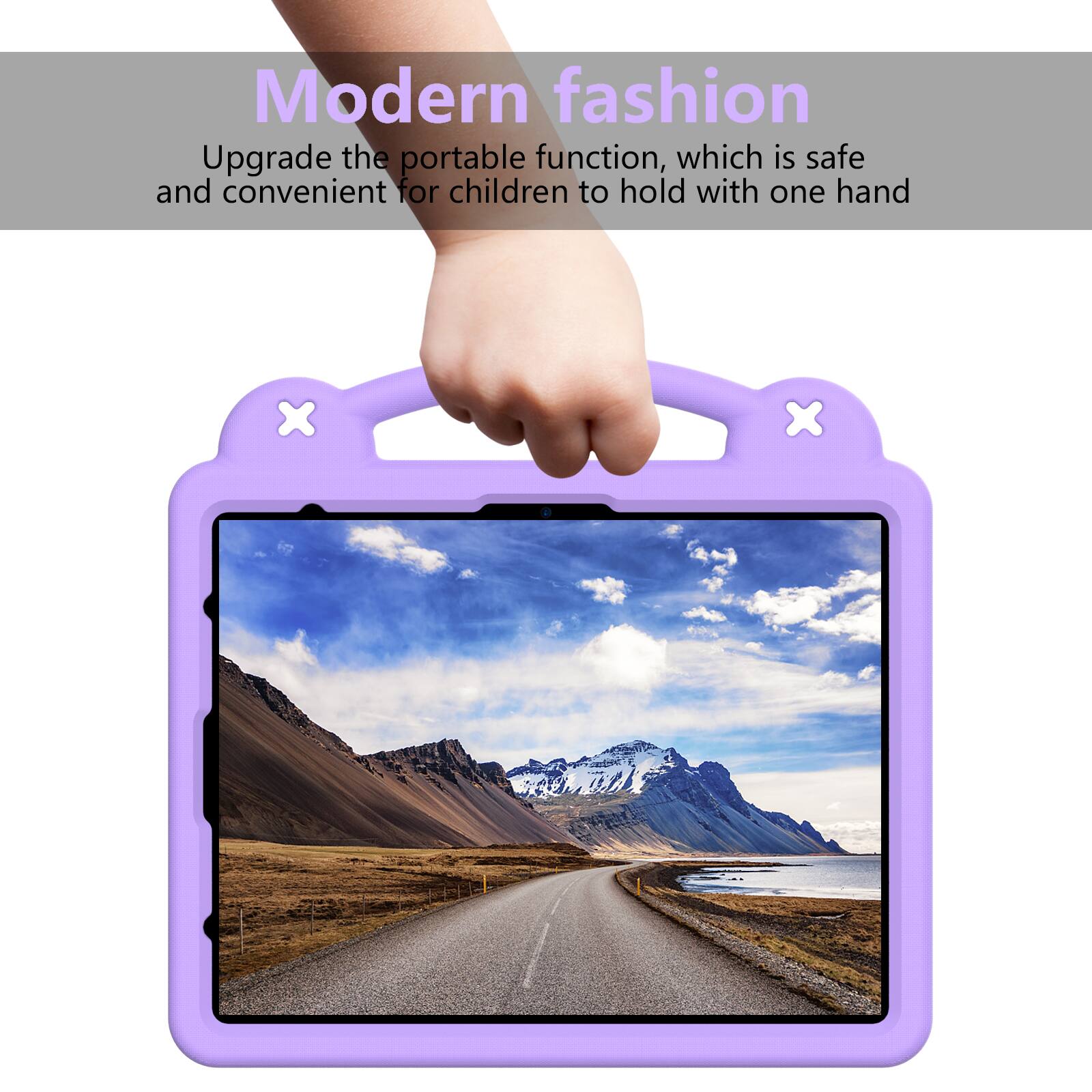 Modern fashion  
Upgrade the portable function, which is safe and convenient for children to hold with one hand