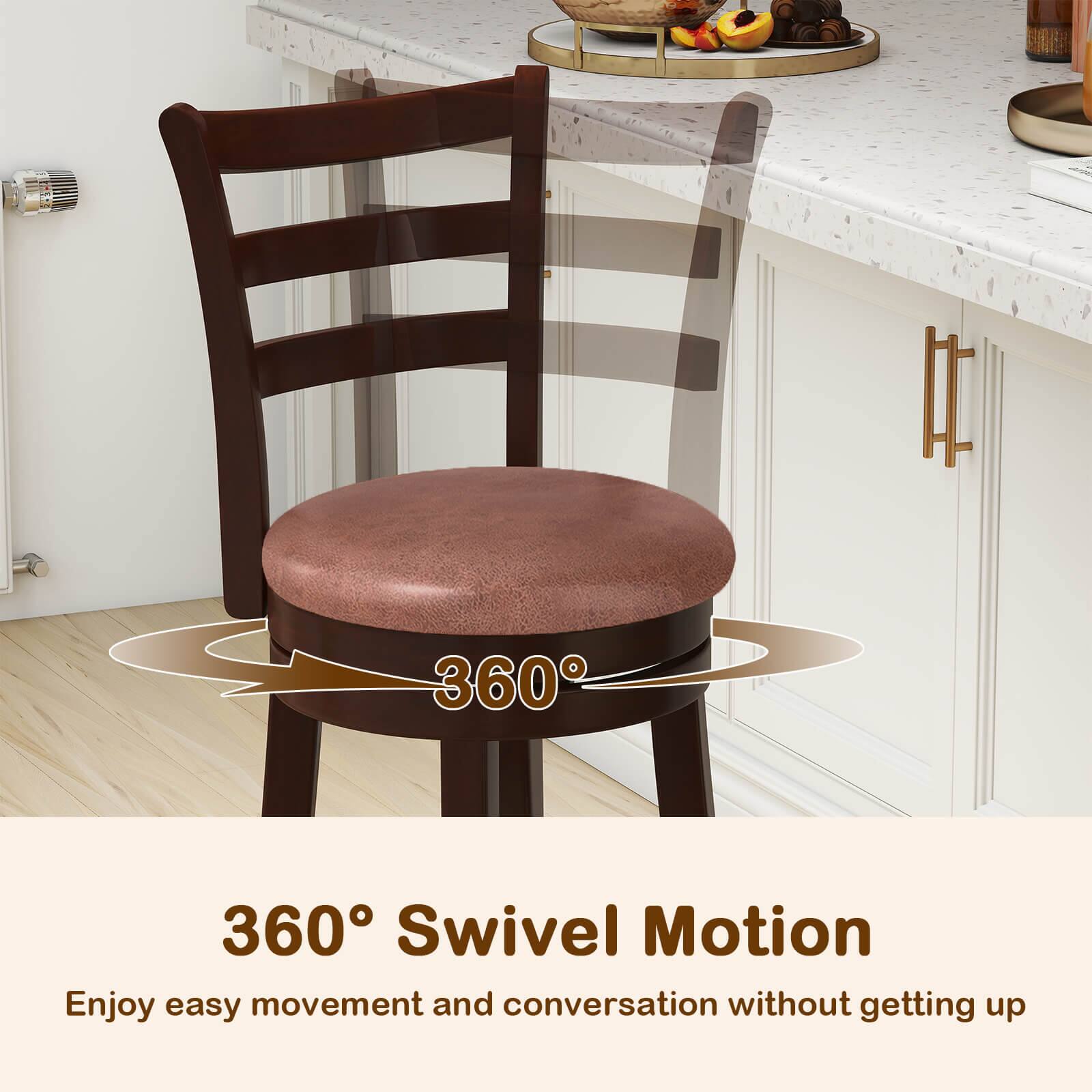 360° Swivel Motion  
Enjoy easy movement and conversation without getting up