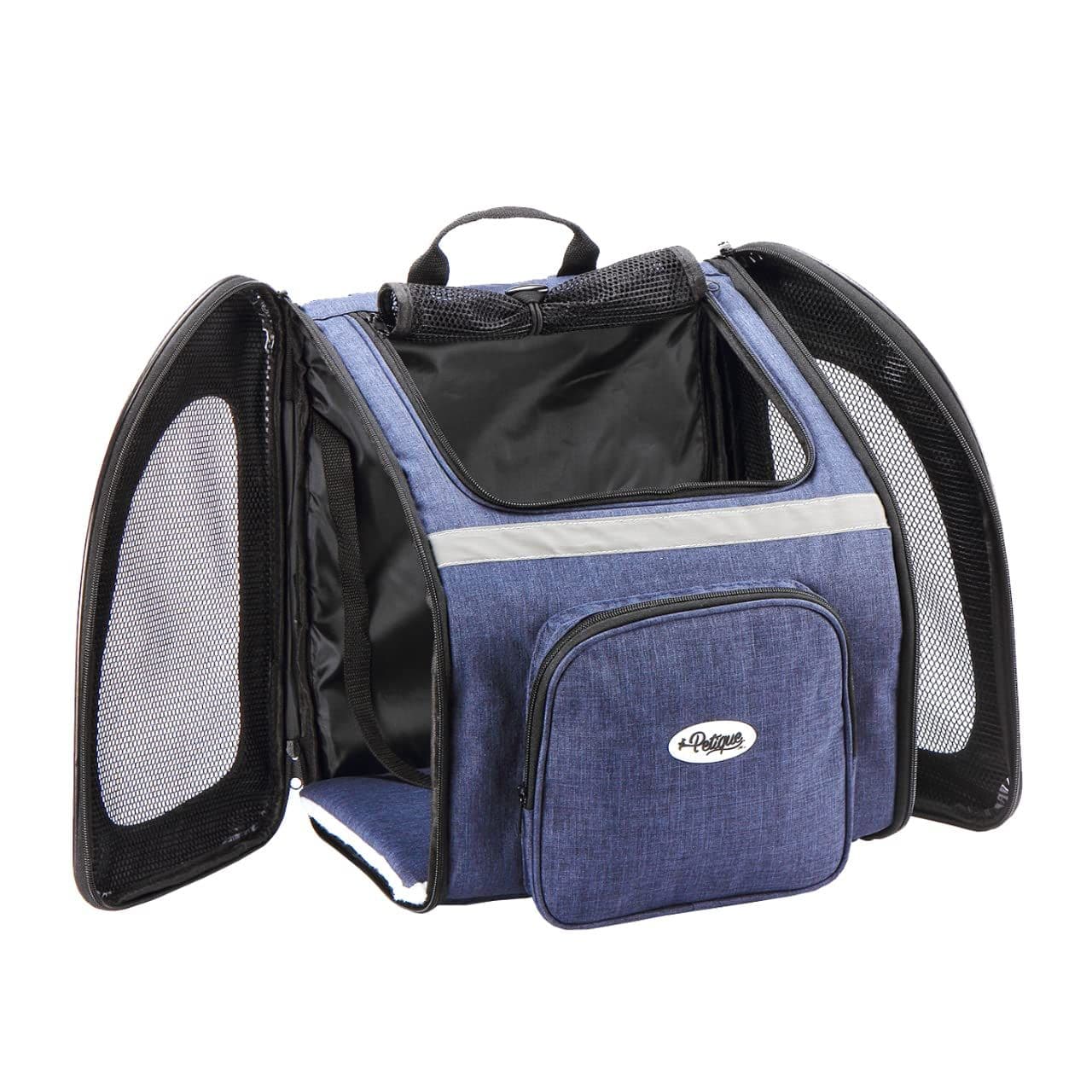 Petique - Pet Backpacker, Pet Carrier for Small Size Pets, Ventilated Backpack Bag for Cats & Dogs