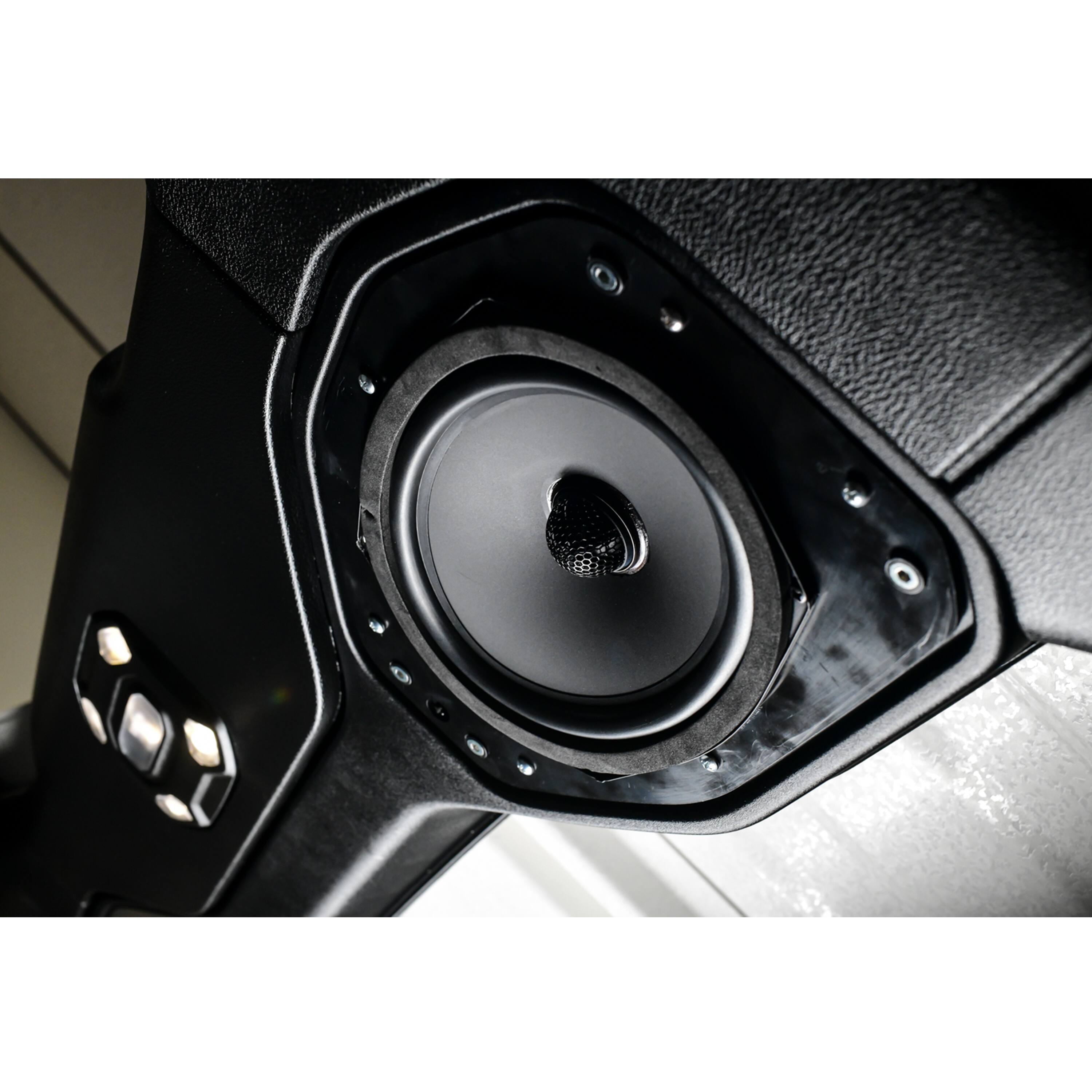 Alt View 15. Stinger - Soundbar Speaker Adapters for Select Jeep Wrangler JL and Gladiator JT Vehicles - Black.