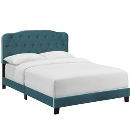Modway - Amelia Performance Velvet Full Bed - Blue