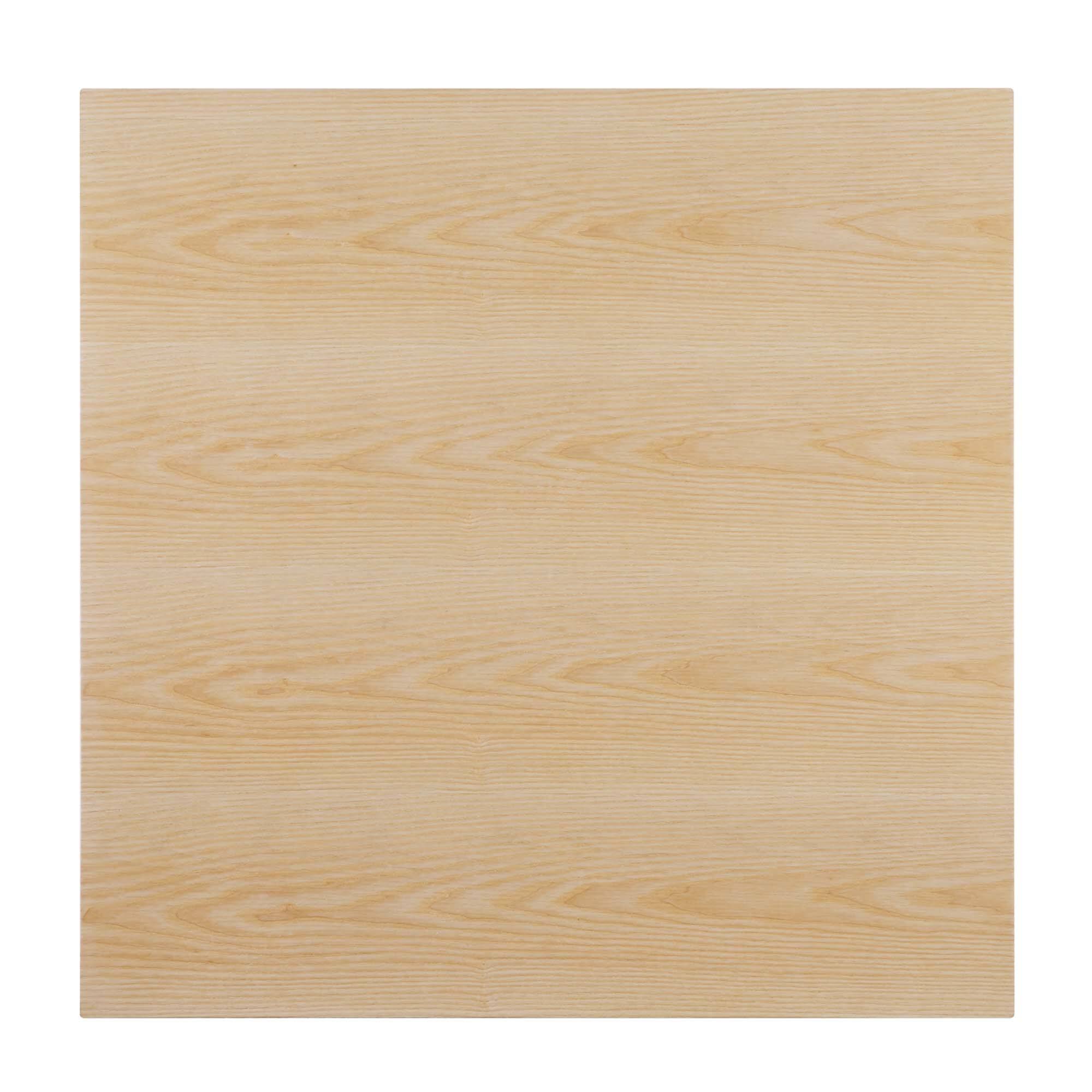 Alt View 1. Modway - Verne 35" Square Dining Table by Modway - Gold Natural.