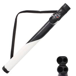 GSE Games & Sports Expert - 1x1 Deluxe Hard Billiard Pool Cue Stick Carrying Case, Billiard Cue Case - Black/White