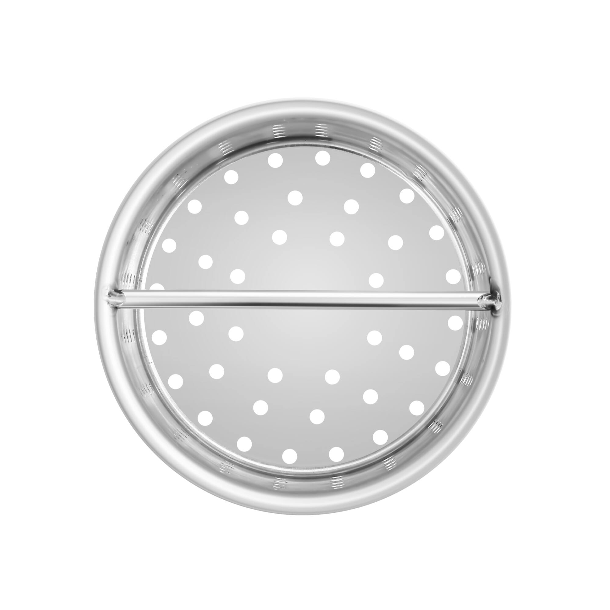 Alt View 5. Koolmore - 18" x 48" Stainless Steel Floor Trough Drain, 14-Gauge with Subway-Style Grating & Removable Drain Basket, NSF Listed - Stainless-Steel.