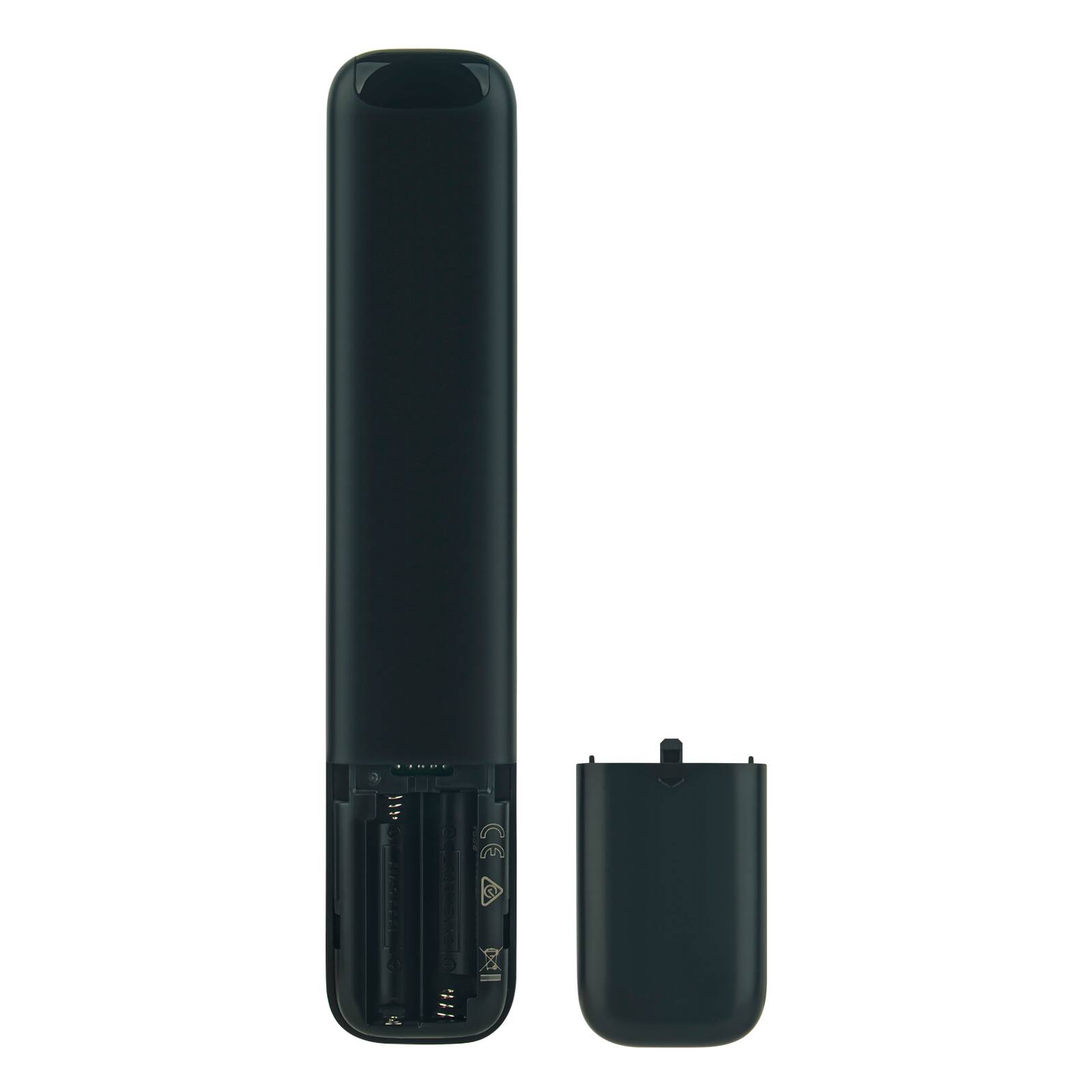 Back. VINABTY - New RC902V FMR8 Voice Replace Remote Control Fits for TCL C635 C728 C835 P725G X925 series 4K QLED 8K MiniLED TV - Black.