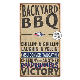 Jardine - MSU Denver Roadrunners 11'' x 20'' Indoor/Outdoor BBQ Sign - Brown