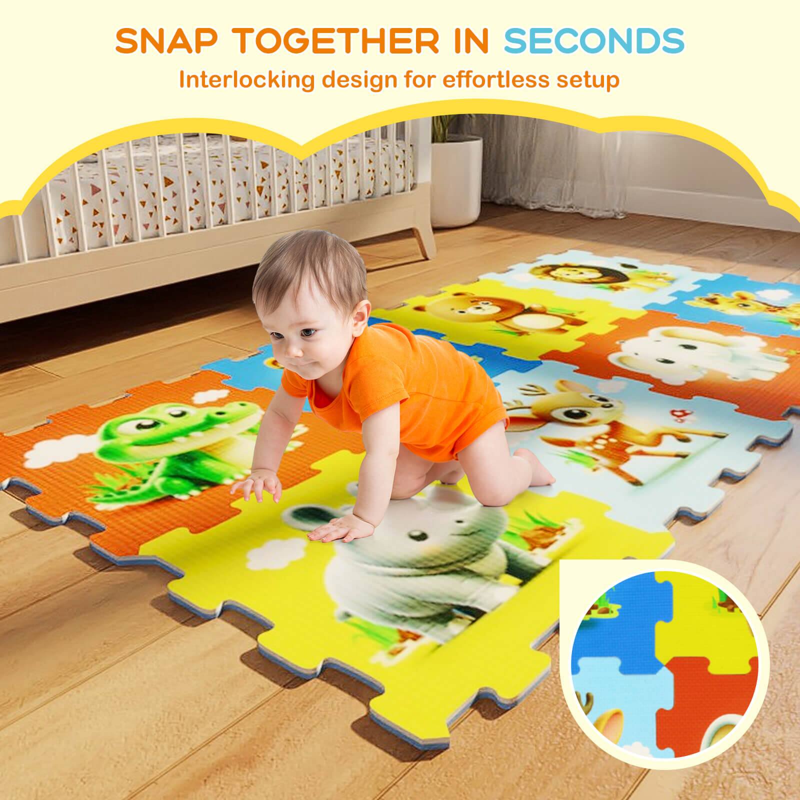 SNAP TOGETHER IN SECONDS  
Interlocking design for effortless setup