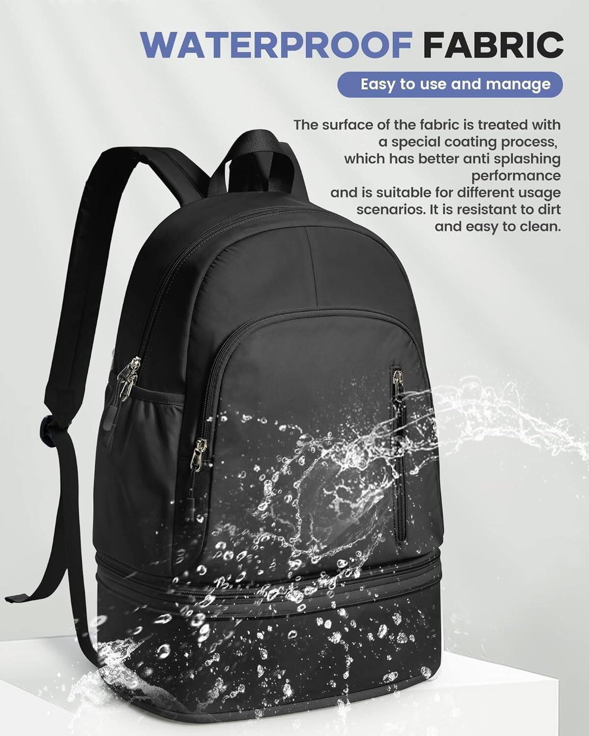 WATERPROOF FABRIC

Easy to use and manage

The surface of the fabric is treated with a special coating process, which has better anti-splashing performance and is suitable for different usage scenarios. It is resistant to dirt and easy to clean.