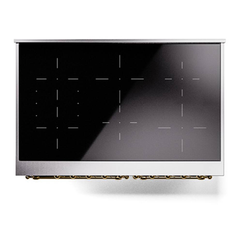 Alt View 2. ILVE - ILVE Nostalgie II 40 inch Induction Range with 6 Induction Elements (Blue Grey) - Blue Grey.
