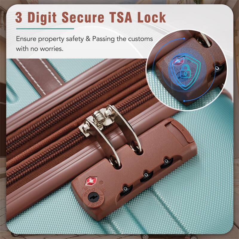 3 Digit Secure TSA Lock

Ensure property safety & Passing the customs with no worries.
