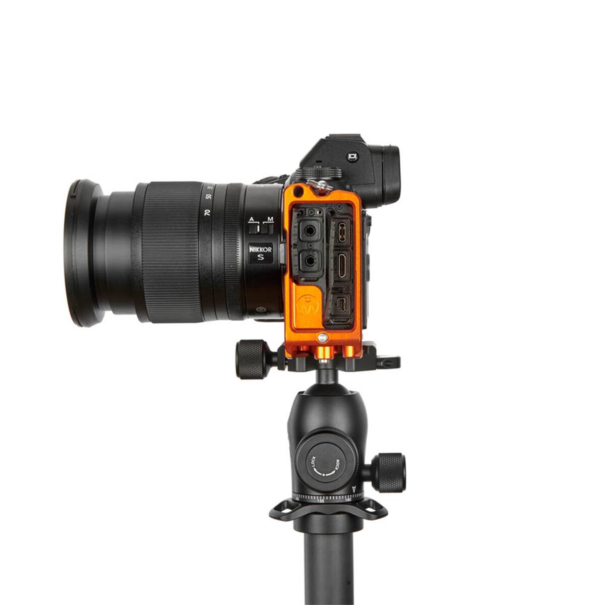 Alt View 2. 3 Legged Thing - 3 Legged Thing ZELDA QD-Compatible Dedicated L-Bracket for Nikon Z6/7, Copper.