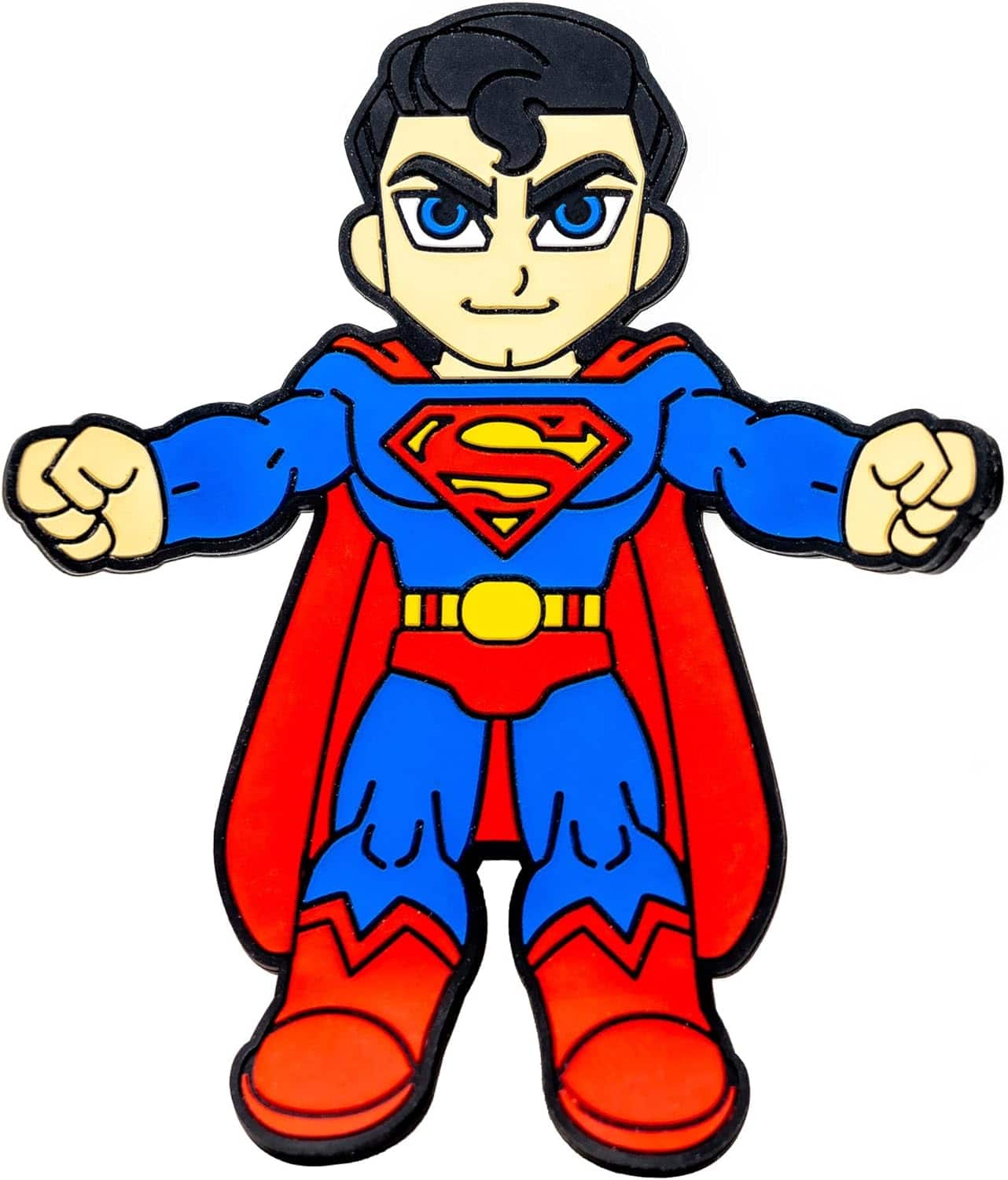 Amber Sporting Goods - Hug Buddy Superman Cellphone Holder, 360-Degree Swivel, Steel and Silicone - Multicolor