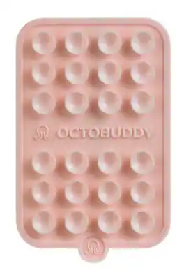 Octobuddy - Silicone Suction Cup Universal Phone Case Mount Double-Sided - Chalk Pink