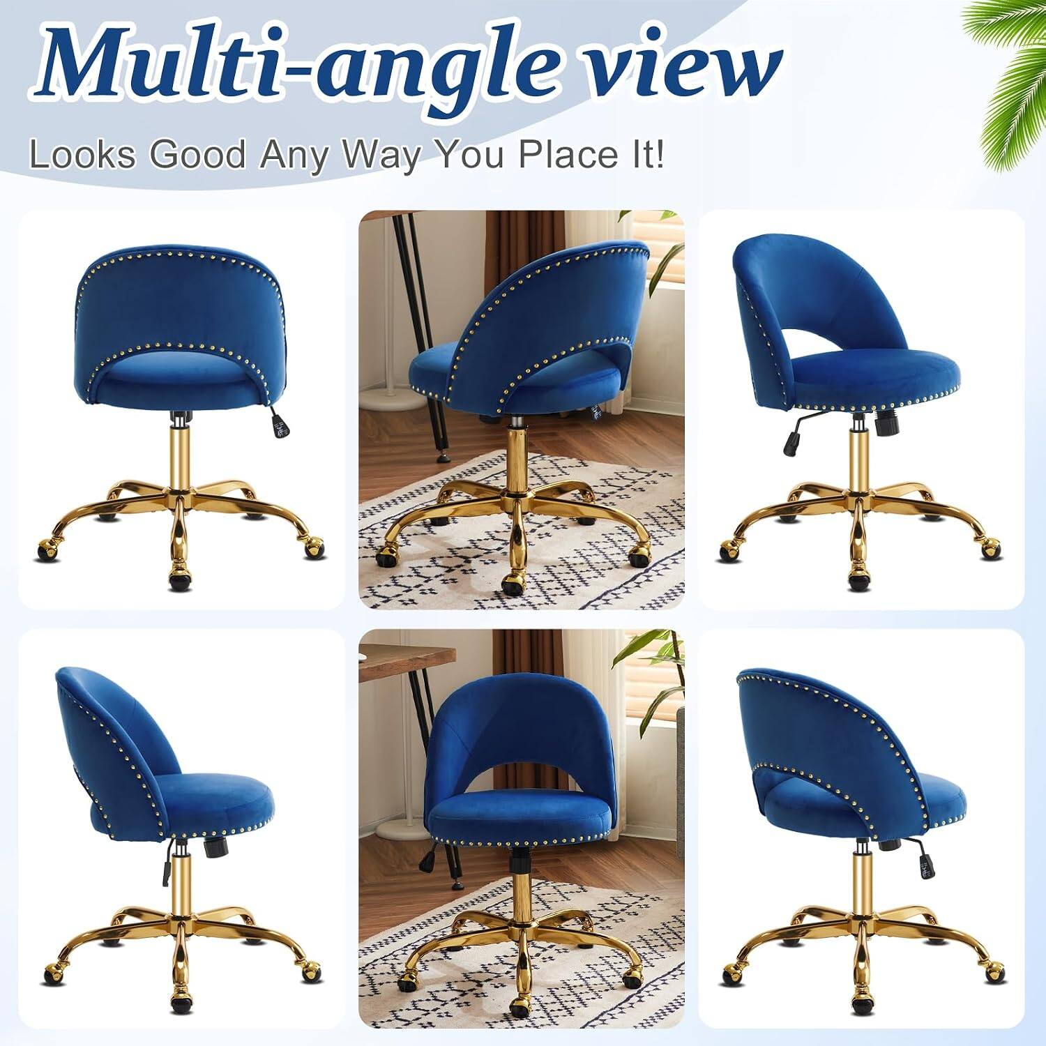 Multi-angle view  
Looks Good Any Way You Place It!