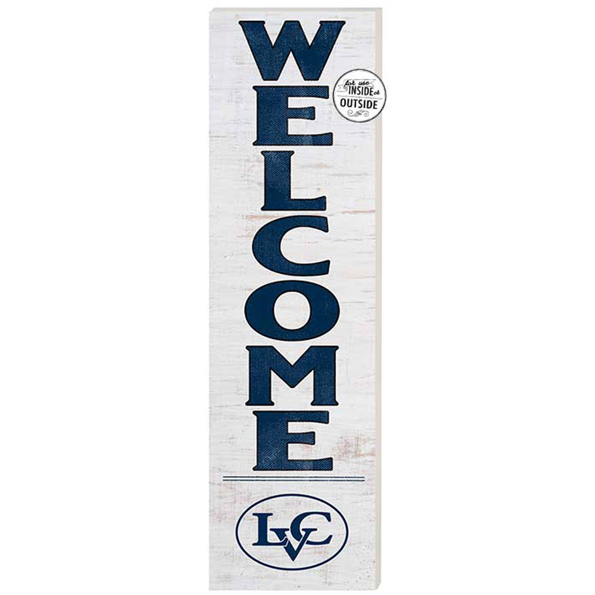 Jardine - Lebanon Valley College 10'' x 35'' Indoor/Outdoor Welcome Sign - White