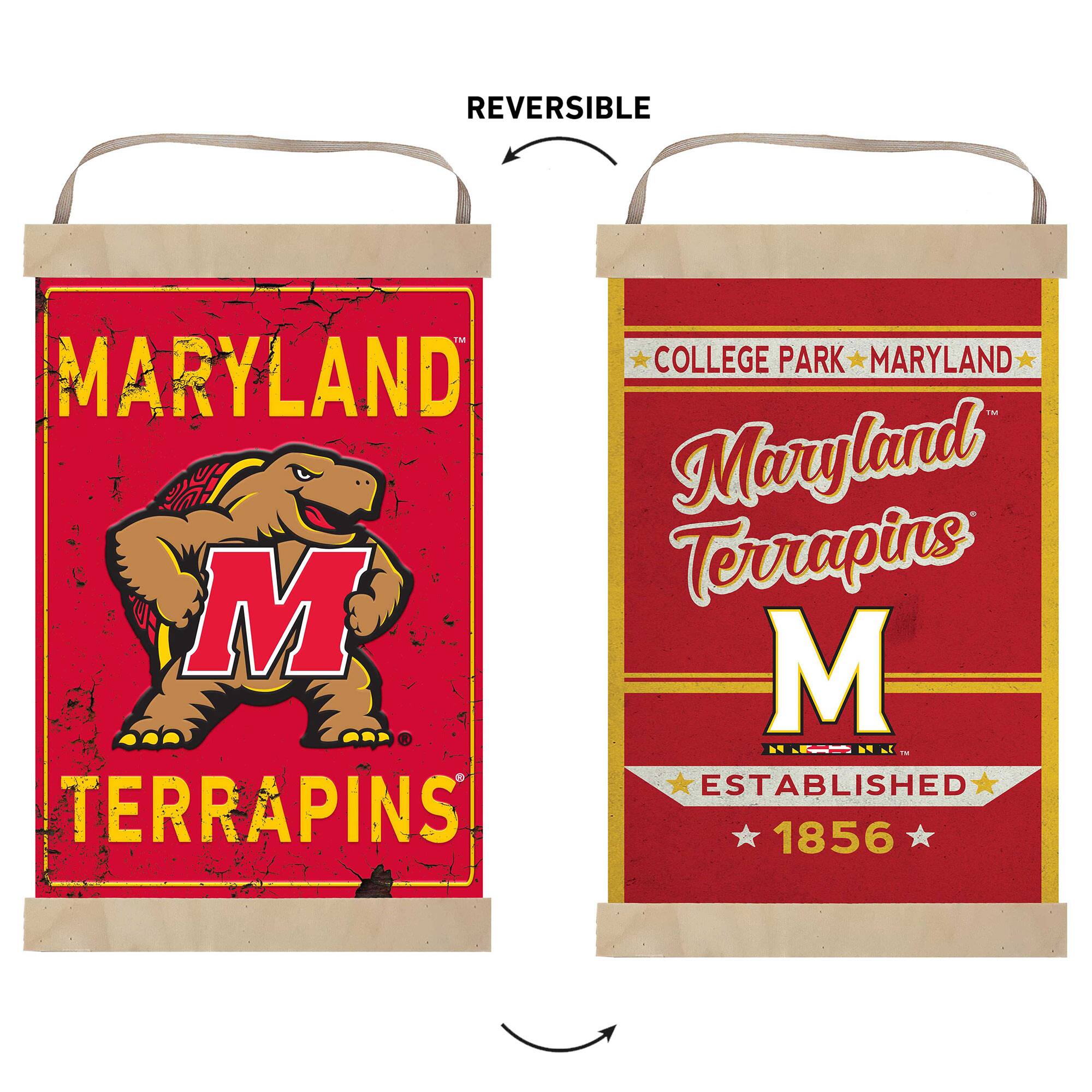 REVERSIBLE

COLLEGE PARK MARYLAND

MARYLAND
Terrapins

M

ESTABLISHED
1856
