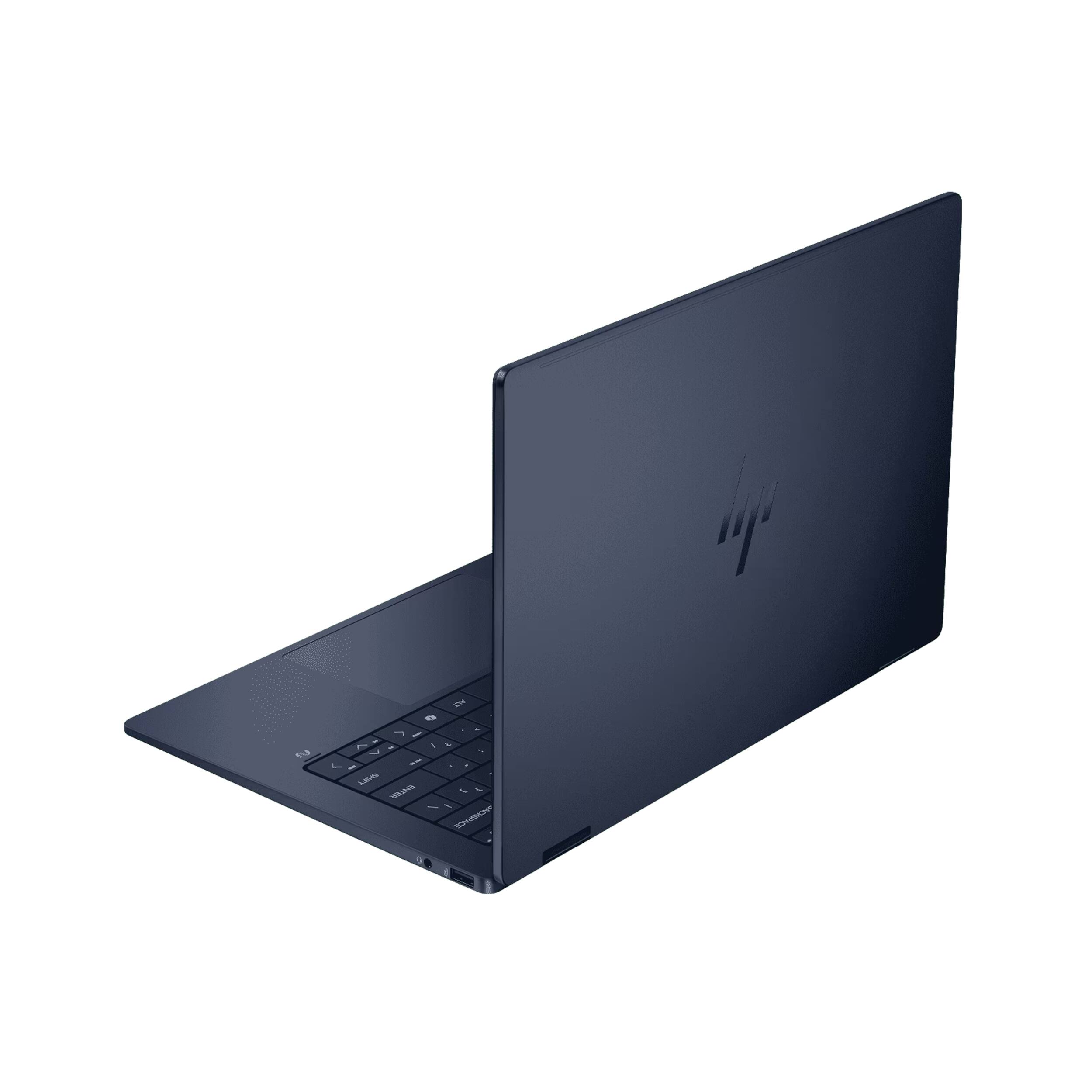 Alt View 4. HP - HP OmniBook X Flip 14" Touch 2-in-1 Laptop,Ultra 7 256V,16GB RAM,2TB SSD,Backlit keyboard,Win 11 Pro,Blue - Blue.