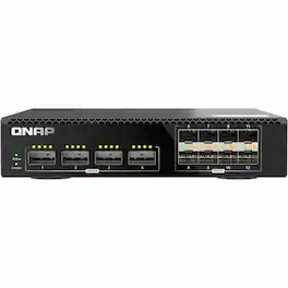 QNAP - QSW-M7308R-4X Ethernet Switch - Manageable - 25 Gigabit Ethernet, 100 Gigabit Ethernet - 25GBase-X, 100GBase-X - 2 - Unknown