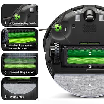 iRobot Roomba Combo j5+ Self Emptying Vacuum and Mop Graphite iRobot Roomba Combo j5+ Self Emptying Vacuum and Mop Graphite