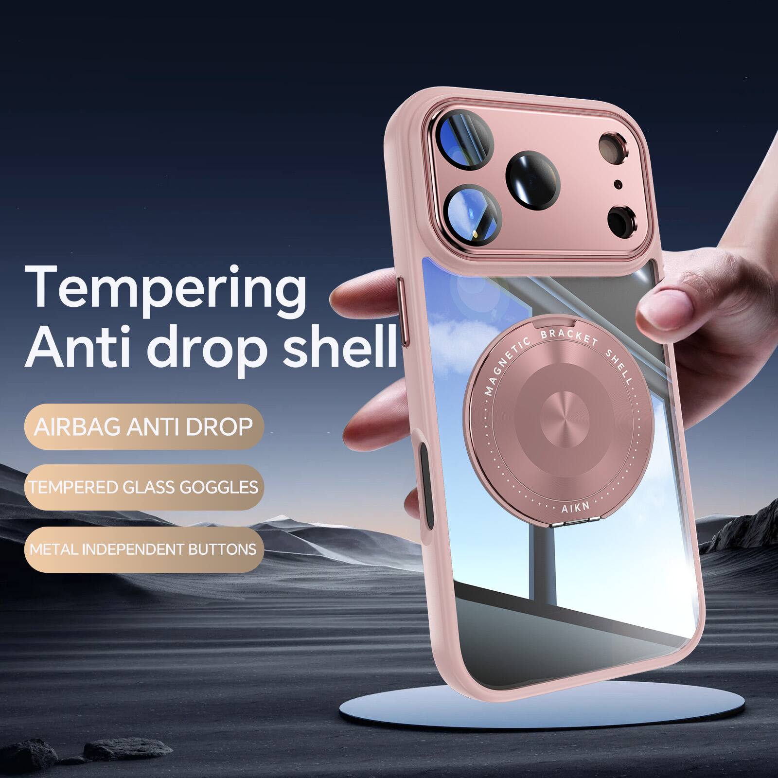 Tempering Anti drop shell  
AIRBAG ANTI DROP  
BRACKET MAGNETIC SHELL  
TEMPERED GLASS GOGGLES  
AIKN  
METAL INDEPENDENT BUTTONS