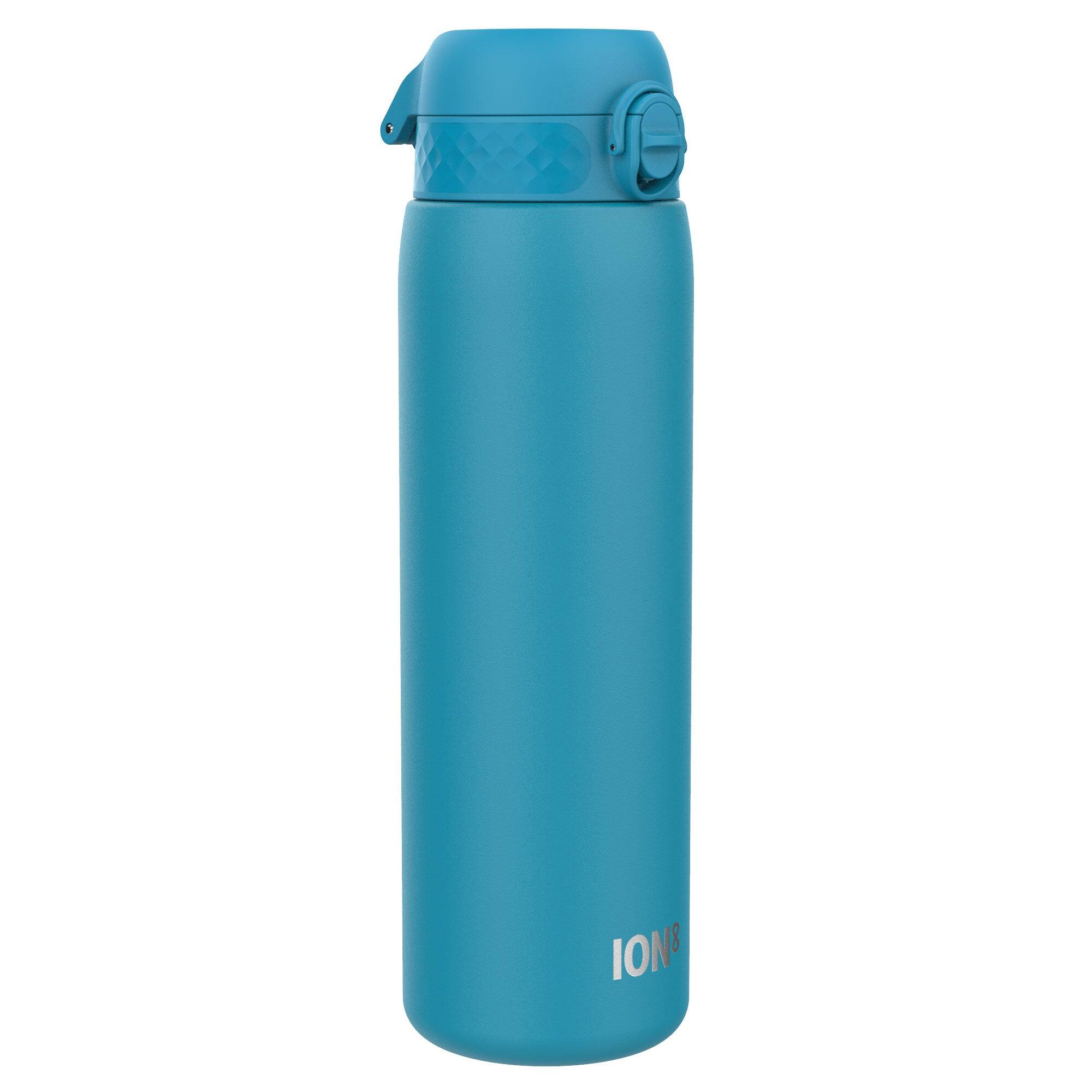 Front. Ion8 - Double Walled Stainless Steel Water Bottle - 31oz - Blue.