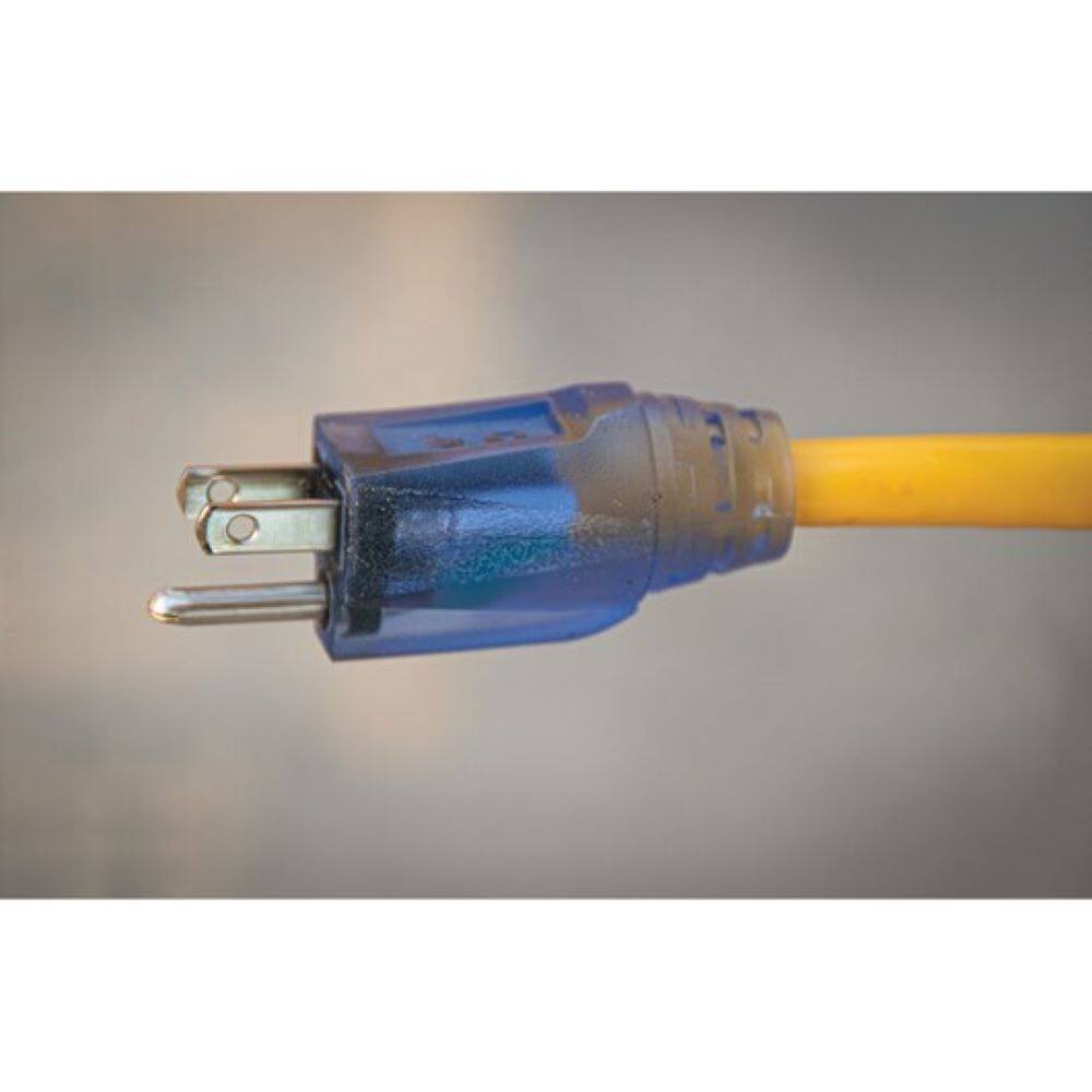 Dewalt 25ft 12/3 Lighted extension Cord Yellow DXEC17443025 - Best Buy