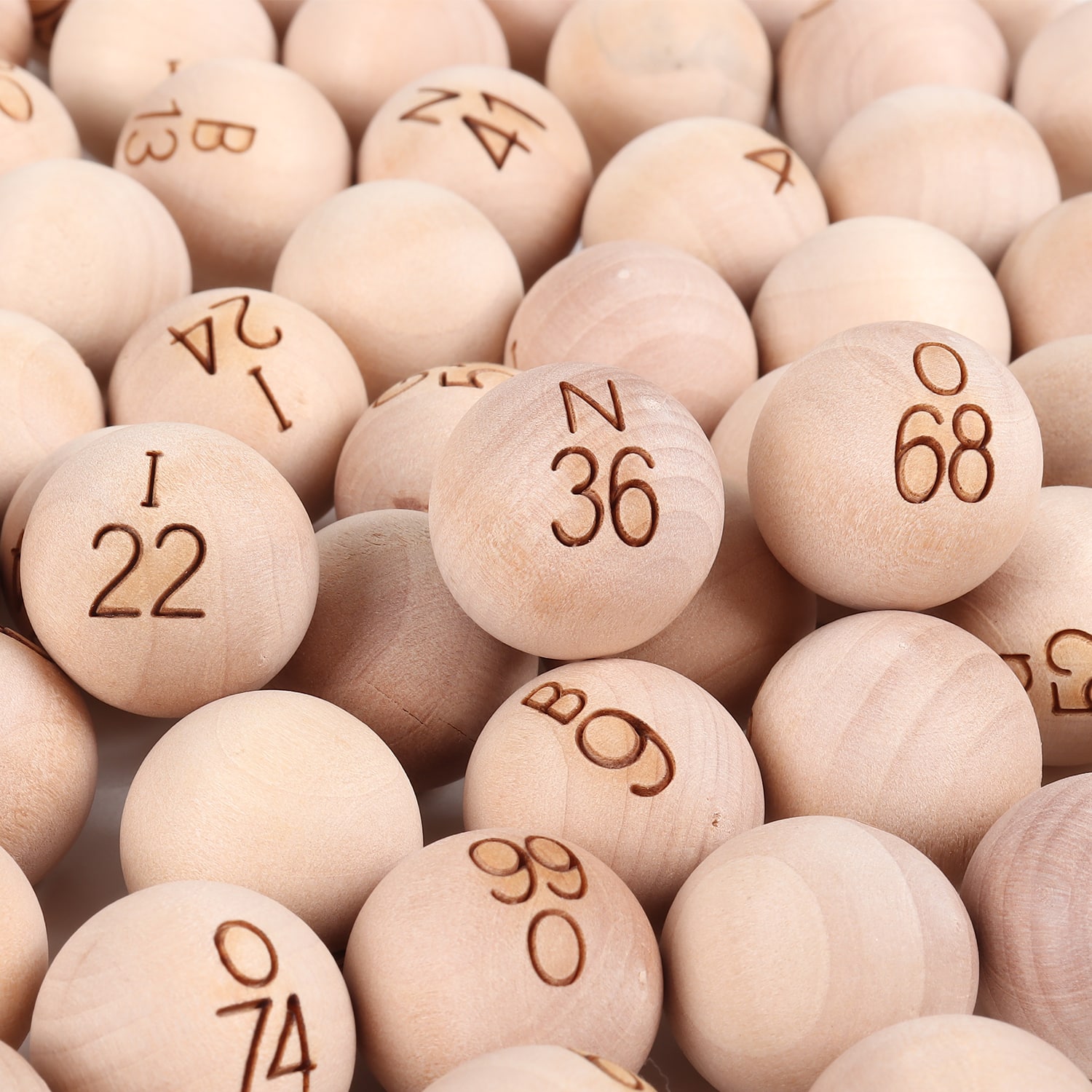 GSE Games & Sports Expert - 7/8-Inch Solid Wooden Replacement Bingo Balls for Parties, Bingo Nights, Prize Raffles price history on PriceWatchPro