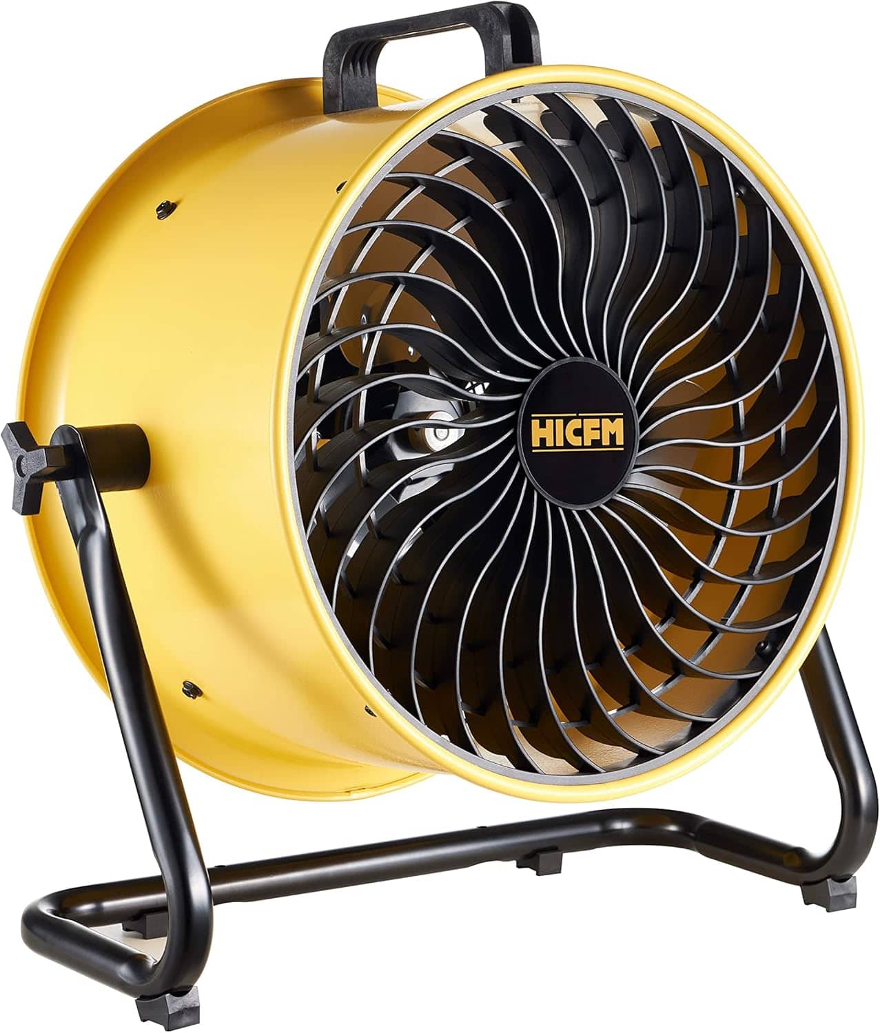 Akoasm - 16" Turbo Shop Floor Fan 2800 CFM, High-Velocity Air Circulator, 3-Speed 1/4 HP Motor, Wall Mountable