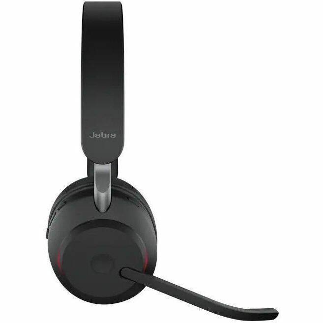 Alt View 2. Jabra - Jabra Evolve2 65 Headset - Microsoft Teams Certification - Stereo - USB Type C - Wireless - Bluetooth - 98.4 ft - 20 Hz - Black.