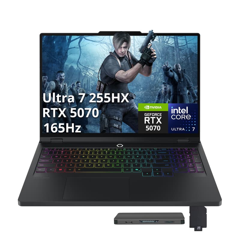 Ultra 7 255HX  
NVIDIA RTX 5070  
Intel Core i7  
165Hz  
Ultra 7
