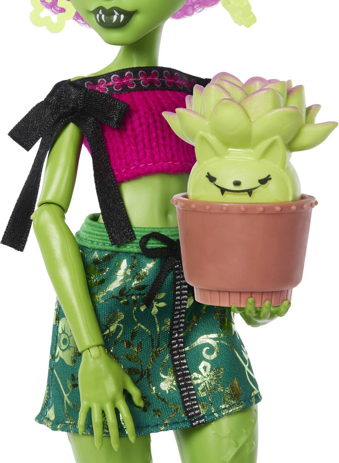 Alt View 4. Mattel - Mattel Collectible - Monster High Self-Scare Secrets Venus Mcflytrap Fashion Doll & Accessories   - COLLECTIBLES - Multicolor.