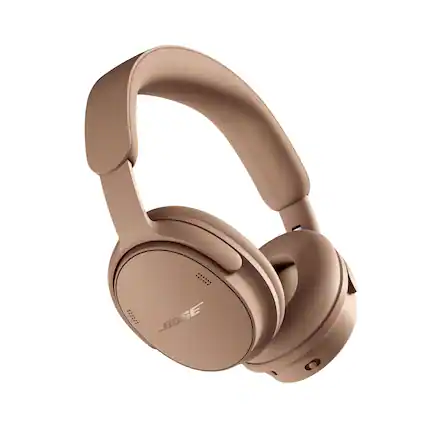 Front. Bose - Bose QuietComfort Headphones (2nd Gen) - Wireless, Over Ear, Active Noise Cancelling, Immersive Audio, USB-C Charging - Hazelnut Taupe.